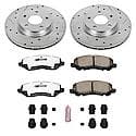 Front Carbon-Fiber Ceramic Disc Pad And Rotor: Brake Kit, Z26 Street Performance