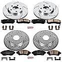 Front And Rear Carbon-Fiber Ceramic Disc Pad And Rotor: Brake Kit, Z23 Daily Driver