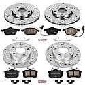 Front And Rear Carbon-Fiber Ceramic Disc Pad And Rotor: Brake Kit, Z23 Daily Driver