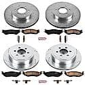 Front And Rear Carbon-Fiber Ceramic Disc Pad And Rotor: Brake Kit, Z23 Daily Driver