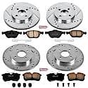 Front And Rear Carbon-Fiber Ceramic Disc Pad And Rotor: Brake Kit, Z23 Daily Driver