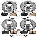 Front And Rear Carbon-Fiber Ceramic Disc Pad And Rotor: Brake Kit, Z23 Daily Driver