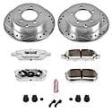 Rear Carbon-Fiber Ceramic Disc Pad And Rotor: Brake Kit, Z26 Street Performance