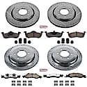 Front And Rear Carbon-Fiber Ceramic Disc Pad And Rotor: Brake Kit, Z36 Truck And Tow