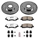 Front Carbon-Fiber Ceramic Disc Pad And Rotor: Brake Kit, Z26 Street Performance