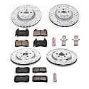 Front And Rear Carbon-Fiber Ceramic Disc Pad And Rotor: Brake Kit, Z23 Daily Driver