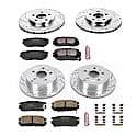 Front And Rear Carbon-Fiber Ceramic Disc Pad And Rotor: Brake Kit, Z23 Daily Driver