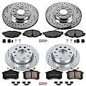 Front And Rear Carbon-Fiber Ceramic Disc Pad And Rotor: Brake Kit, Z23 Daily Driver