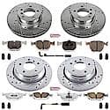 Front And Rear Carbon-Fiber Ceramic Disc Pad And Rotor: Brake Kit, Z26 Street Performance