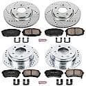 Front And Rear Carbon-Fiber Ceramic Disc Pad And Rotor: Brake Kit, Z23 Daily Driver