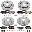 Front And Rear Carbon-Fiber Ceramic Disc Pad And Rotor: Brake Kit, Z23 Daily Driver