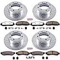 Front And Rear Carbon-Fiber Ceramic Disc Pad And Rotor: Brake Kit, Z36 Truck And Tow