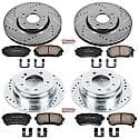 Front And Rear Carbon-Fiber Ceramic Disc Pad And Rotor: Brake Kit, Z23 Daily Driver