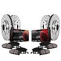 Front And Rear Carbon-Fiber Ceramic Disc Pad And Rotor: Brake Kit, Z23 Daily Driver