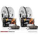 Front And Rear Carbon-Fiber Ceramic Disc Pad And Rotor: Brake Kit, Z36 Truck And Tow