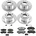 Front And Rear Carbon-Fiber Ceramic Disc Pad And Rotor: Brake Kit, Z36 Truck And Tow