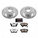 Rear Carbon-Fiber Ceramic Disc Pad And Rotor: Brake Kit, Z26 Street Performance