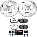 Front Carbon-Fiber Ceramic Disc Pad And Rotor: Brake Kit, Z26 Street Performance