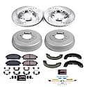 Front And Rear Carbon-Fiber Ceramic Drum Brake Kit: , Z23 Daily Driver