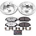 Front Carbon-Fiber Ceramic Disc Pad And Rotor: Brake Kit, Z26 Street Performance