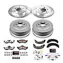 Front And Rear Carbon-Fiber Ceramic Disc Pad And Rotor: Brake Kit, Z36 Truck And Tow