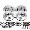 Front And Rear Carbon-Fiber Ceramic Disc Pad And Rotor: Brake Kit, Z36 Truck And Tow