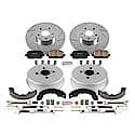 Front And Rear Carbon-Fiber Ceramic Drum Brake Kit: , Z23 Daily Driver