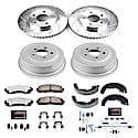 Front And Rear Carbon-Fiber Ceramic Disc Pad And Rotor: Brake Kit, Z36 Truck And Tow