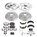 Front And Rear Carbon-Fiber Ceramic Disc Pad And Rotor: Brake Kit, Z26 Street Performance