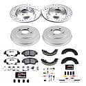 Front And Rear Carbon-Fiber Ceramic Disc Pad And Rotor: Brake Kit, Z26 Street Performance