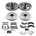 Front And Rear Carbon-Fiber Ceramic Disc Pad And Rotor: Brake Kit, Z26 Street Performance