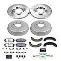 Front And Rear Carbon-Fiber Ceramic Disc Pad And Rotor: Brake Kit, Z36 Truck And Tow