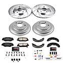 Front And Rear Carbon-Fiber Ceramic Disc Pad And Rotor: Brake Kit, Z36 Truck And Tow