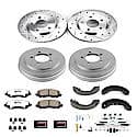 Front And Rear Carbon-Fiber Ceramic Disc Pad And Rotor: Brake Kit, Z26 Street Performance