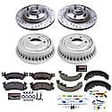 Front And Rear Carbon-Fiber Ceramic Drum Brake Kit: , Z23 Daily Driver