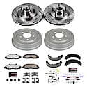 Front And Rear Carbon-Fiber Ceramic Disc Pad And Rotor: Brake Kit, Z36 Truck And Tow