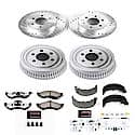 Front And Rear Carbon-Fiber Ceramic Disc Pad And Rotor: Brake Kit, Z36 Truck And Tow