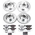 Z26 Street Performance Ceramic Brake Pad and Drilled & Slotted Rotor Kit