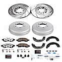 Front And Rear Carbon-Fiber Ceramic Disc Pad And Rotor: Brake Kit, Z36 Truck And Tow