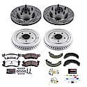 Front And Rear Carbon-Fiber Ceramic Disc Pad And Rotor: Brake Kit, Z26 Street Performance