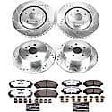 Front And Rear Carbon-Fiber Ceramic Disc Pad And Rotor: Brake Kit, Z36 Truck And Tow