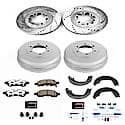 Front And Rear Carbon-Fiber Ceramic Disc Pad And Rotor: Brake Kit, Z26 Street Performance