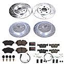 Front And Rear Carbon-Fiber Ceramic Disc Pad And Rotor: Brake Kit, Z23 Daily Driver