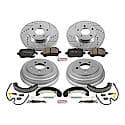 Front And Rear Carbon-Fiber Ceramic Drum Brake Kit: , Z23 Daily Driver