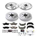 Front And Rear Carbon-Fiber Ceramic Drum Brake Kit: , Z23 Daily Driver