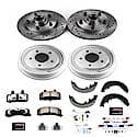 Front And Rear Carbon-Fiber Ceramic Disc Pad And Rotor: Brake Kit, Z36 Truck And Tow