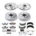 Front And Rear Carbon-Fiber Ceramic Disc Pad And Rotor: Brake Kit, Z36 Truck And Tow