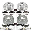 Front And Rear Carbon-Fiber Ceramic Drum Brake Kit: , Z23 Daily Driver