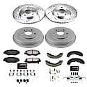 Front And Rear Carbon-Fiber Ceramic Disc Pad And Rotor: Brake Kit, Z36 Truck And Tow