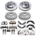 Front And Rear Carbon-Fiber Ceramic Disc Pad And Rotor: Brake Kit, Z36 Truck And Tow